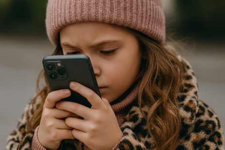 Grafik Kind beim Lesen